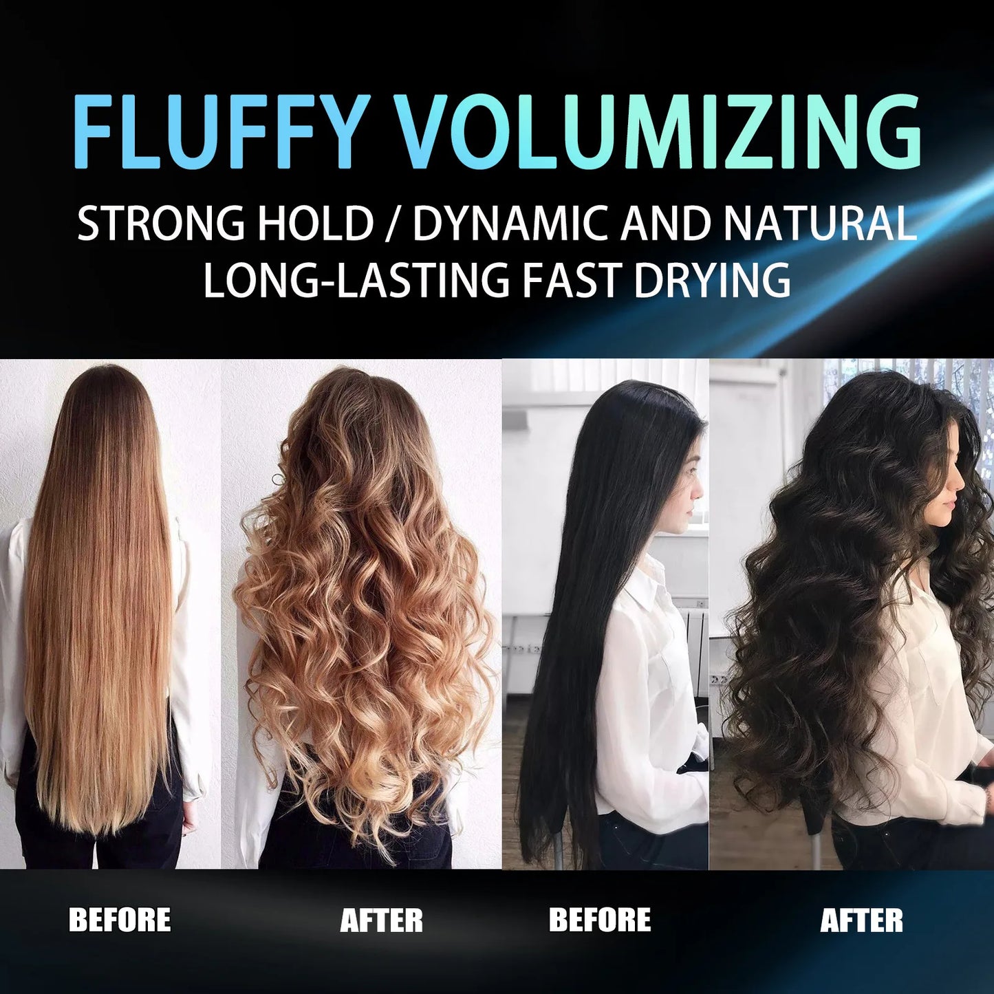 100ml Hair Styling Spray Gel Volumizing Curly Hair Fragrance Hairstyle Moisturizing Long Lasting Sculpting Hair Spray