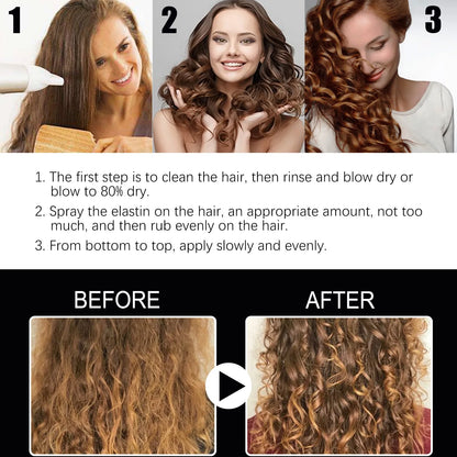 100ml Hair Styling Spray Gel Volumizing Curly Hair Fragrance Hairstyle Moisturizing Long Lasting Sculpting Hair Spray