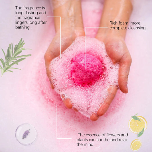 30gx6pcs Bubble Bath Bombs Aroma Exfoliating Relief