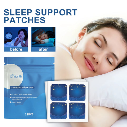 12pcs Sleep Aids Patch Herbal Sticker Insomnia Treatment