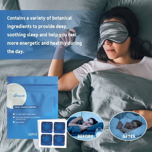 12pcs Sleep Aids Patch Herbal Sticker Insomnia Treatment