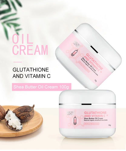 AILKE Whitening And Lightening Cream, Suitable For Face And Body , Shea Butter Oil Natural Intense Hydrating Repair Cracked Skin
