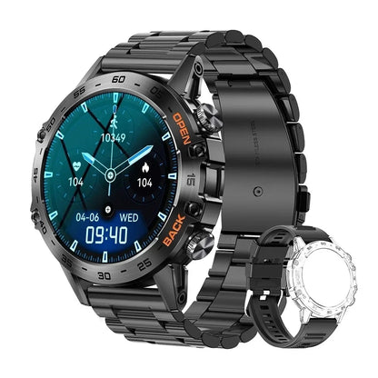 Smartwatch 1.39" Bluetooth  Fitness Heart Rate Health For Android IOS