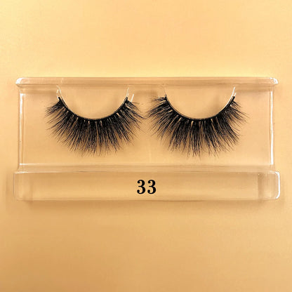 Fluffy 100% Natural Mink Lashes Make up Tool1 Pair Short Soft 15-20mm
