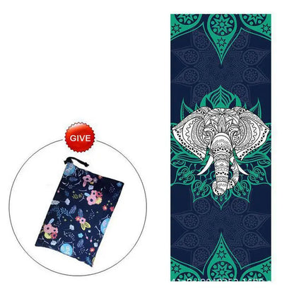 Yoga Blanket Skidless Quick Dry Towel Microfiber Sweat Absorbent Beach Essentials For Hot Yoga Pilates And Workout