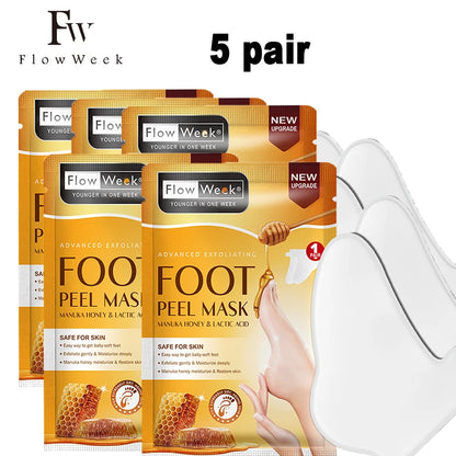 Peeling Foot Mask Repairs Heels & Removes Dry Dead Skin Feet Exfoliating Foot