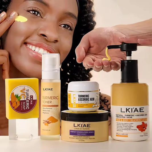 Organic Turmeric Skin Care Set,
