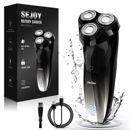 2 in 1 Electric Shaver 3D Men  Razor Beard Trimmer With LCD Display IPX7 Waterproof