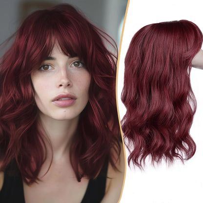 Hair Toppers For Women, 14inch Curly Hair Topper For Women