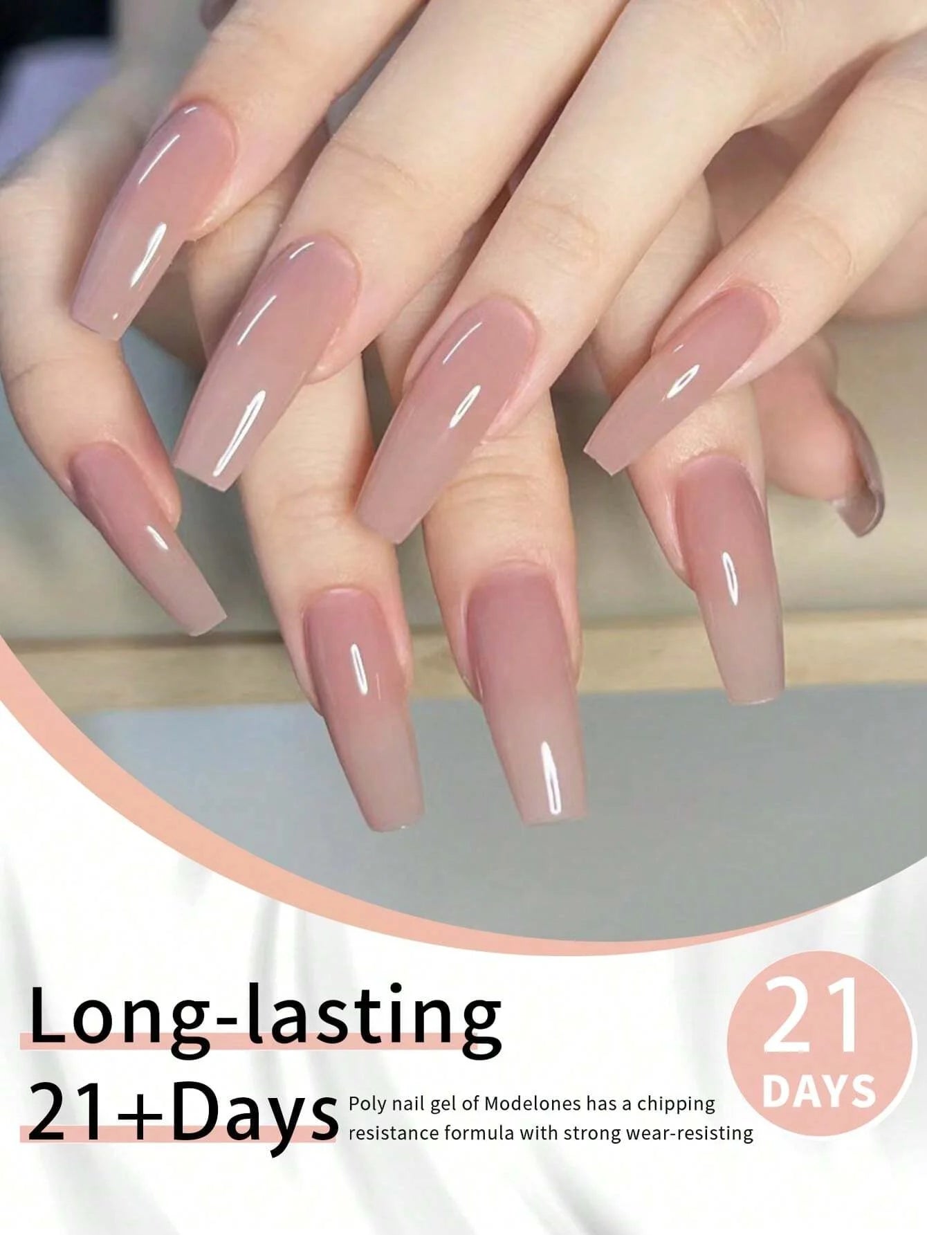 12 Pcs Natural Pink Nude Poly Nail Gel Starter Kit