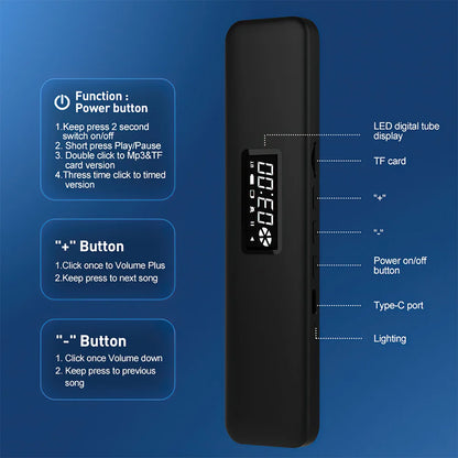 Pocket Bluetooth Speaker Under Pillow Bone Conduction Sound Box