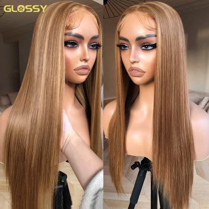 Highlight Glue less Wig Human Hair Ready To Wear And Go For Women 13x6