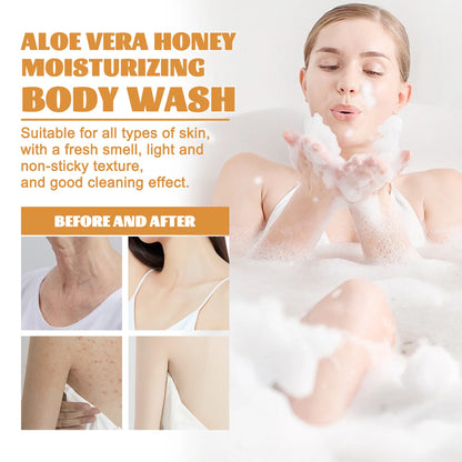 Honey Shower Gels Refreshing Moisturizing Body Wash Smooth Gentle