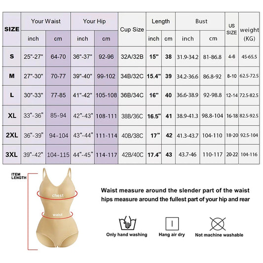 Sculpting Bodysuit Shapewear Seamless Waist Trainer Body Shaper