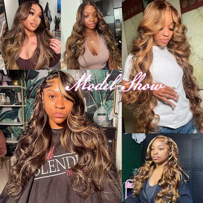 Wig girl Highlight Body Wave Raw Bundles 100% Human Hair
