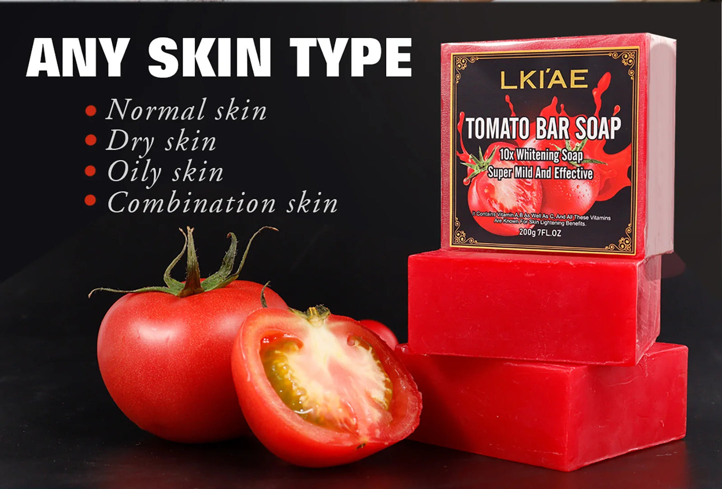 Tomato Fruit Scented Handmade Natural Bar Soap