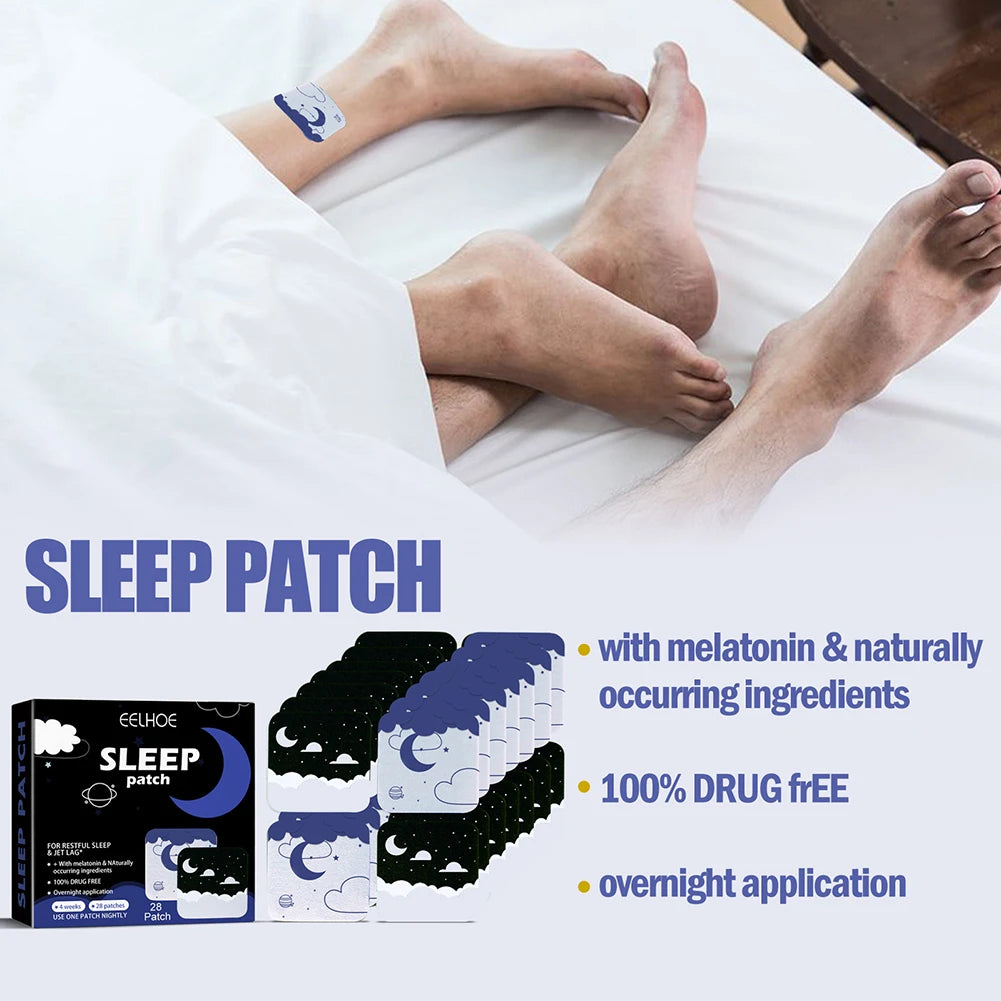 28pcs Neurasthenia Sleeping Sticker Natural for Adults Anxiety Relief Patches Herbal Medical Body Care Products Health Supplies