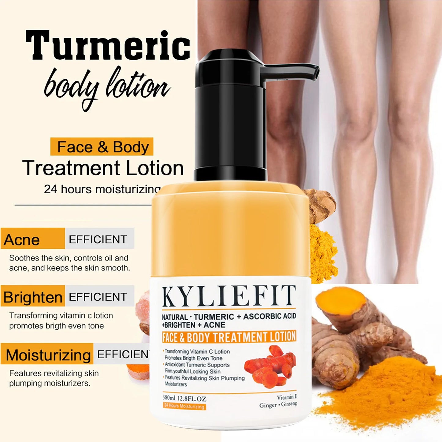 Organic Turmeric Skin Care Set,