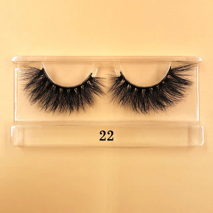 Fluffy 100% Natural Mink Lashes Make up Tool1 Pair Short Soft 15-20mm
