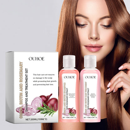 Biotin Rosemary Shampoo Care Set Shampoo Conditioner For All Hair Types