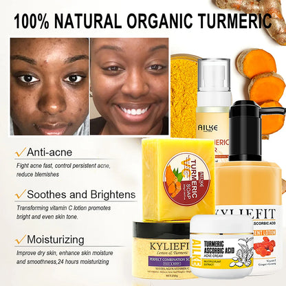 Organic Turmeric Skin Care Set,