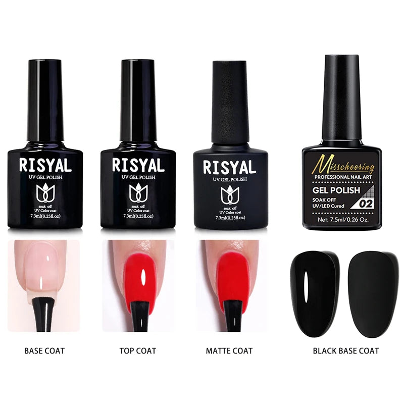 12 Pcs Natural Pink Nude Poly Nail Gel Starter Kit