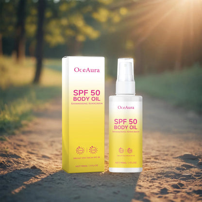 OceAura 90ml Body Oil Sunscreen Matte Sunblock UV Rays