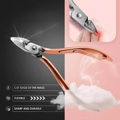 Pink 30 Pcs Manicure Set Professional Nail Clipper