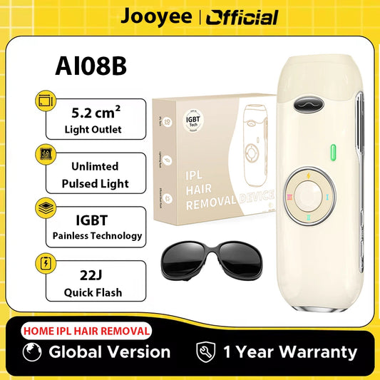 Hair Removal Laser IPL 22J Unlimted IGBT 5.2 cm² light Quick Flashes Painless Epilator Face Armpit Bikini Treament Boay Laser