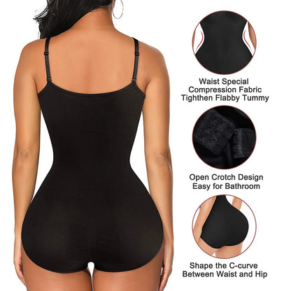 Sculpting Bodysuit Shapewear Seamless Waist Trainer Body Shaper